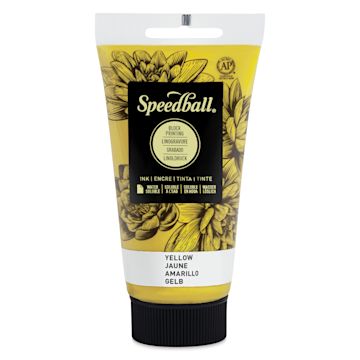 Open in modal - Speedball Water-Soluble Block Printing Ink - Yellow, 2.5 oz
