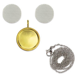 ImpressArt Stamp It Yourself (SIY) Two-Tone Pendant Necklace Kit (Kit contents)