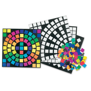 Roylco Assorted Spectrum Mosaics - 4000 pk