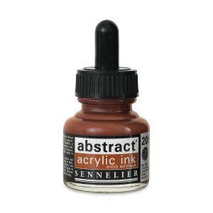 Sennelier Abstract Acrylic Ink - Raw Sienna, 1 oz