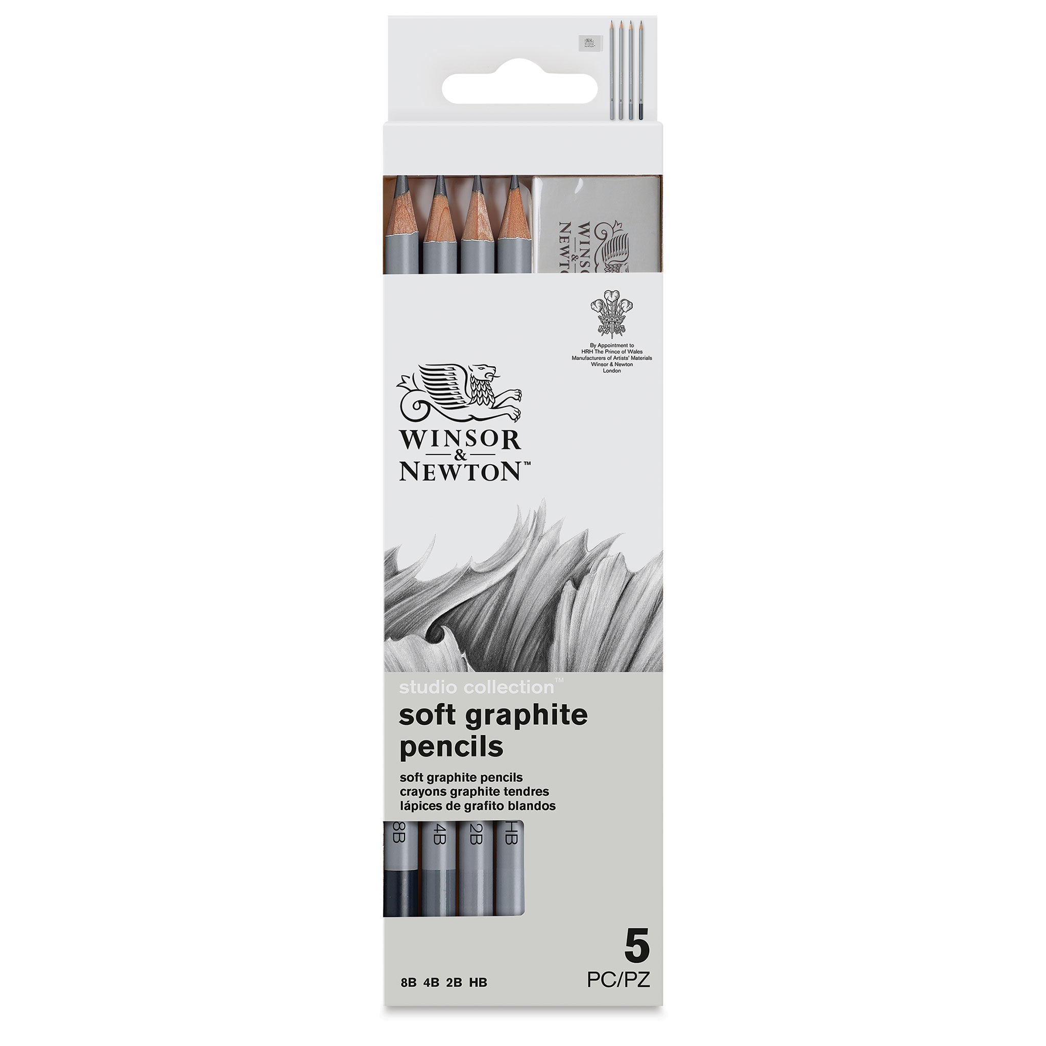 Winsor & Newton Studio Collection Graphite Pencil Set of 12 Medium, Hi –  ATALONDON