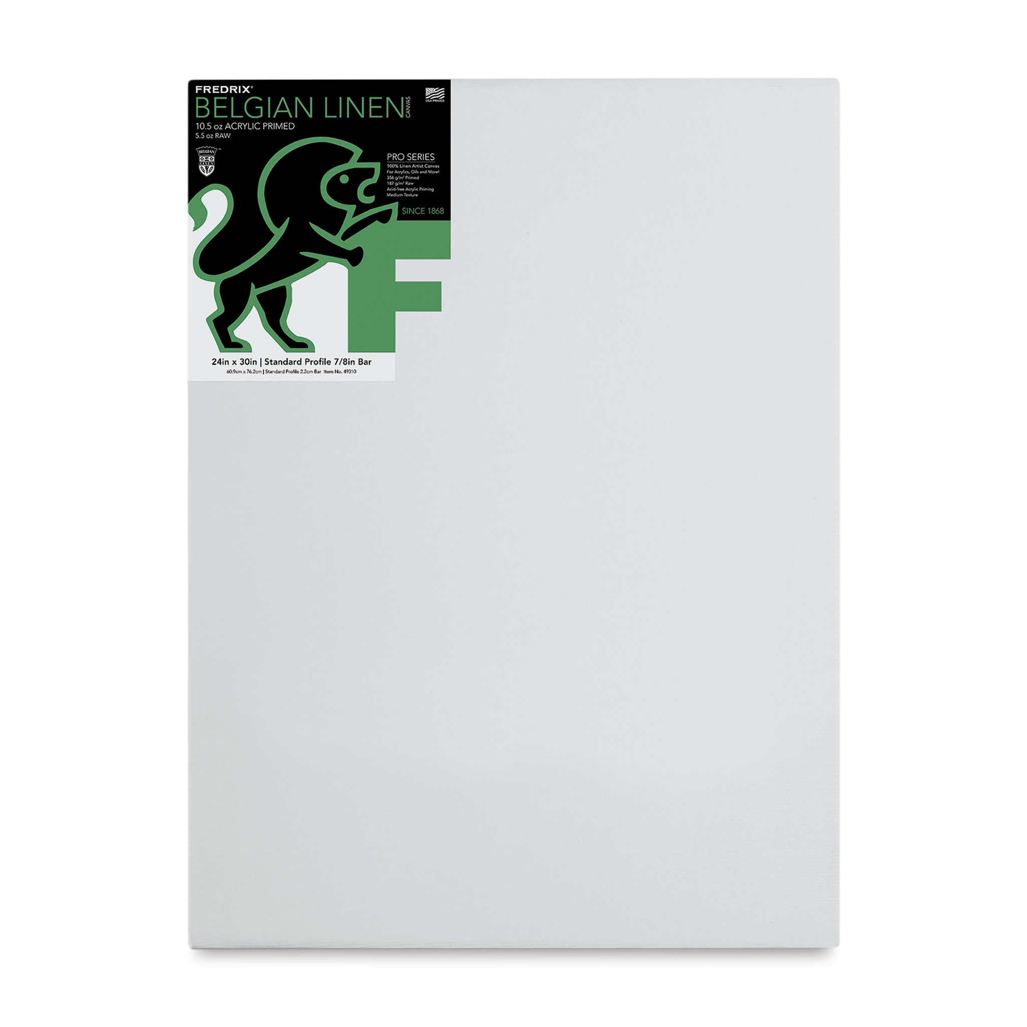 Fredrix Pro Series Archival Linen Canvas Board 8x10