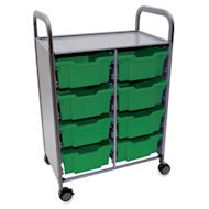 Gratnells Callero Storage Cart with 8 Deep Trays