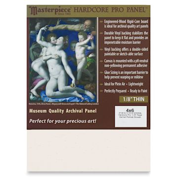 Open in modal - Masterpiece Carmel Hardcore Pro Canvas Panel - 4" x 6"