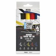 Pebeo Setacolor Leather Paint Markers and Sets