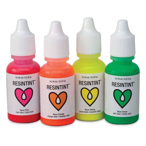 ArtResin ResinTint - Neons, Set of 4, 0.5 oz, Bottle