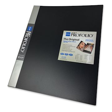 Open in modal - Itoya Original Art Profolio - 17" x 14", Black, Portrait, 24 Pages