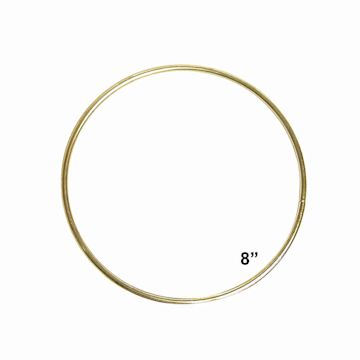 Open in modal - Pepperell Brass Plated Macramé Ring - 8"
