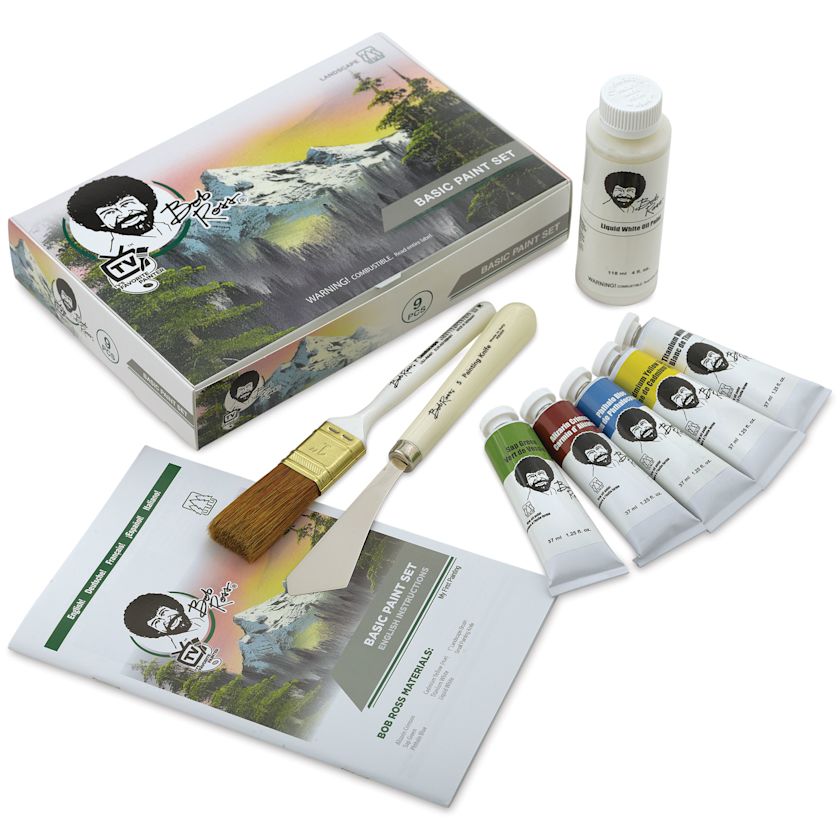 Bob Ross Basic Paint Set Set of 5, Assorted Colors BLICK Art Materials
