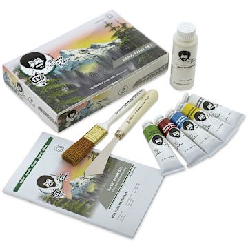 Open in modal - Bob Ross Basic Paint Set - Set of 5, Assorted Colors showing set contents