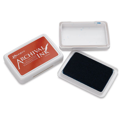 Ranger Archival Ink Pads - Black Ink Pad removed from Tray
