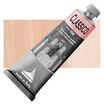Open in modal - Maimeri Classico Oil Color - Naples Yellow Reddish, 60 ml tube and swatch
