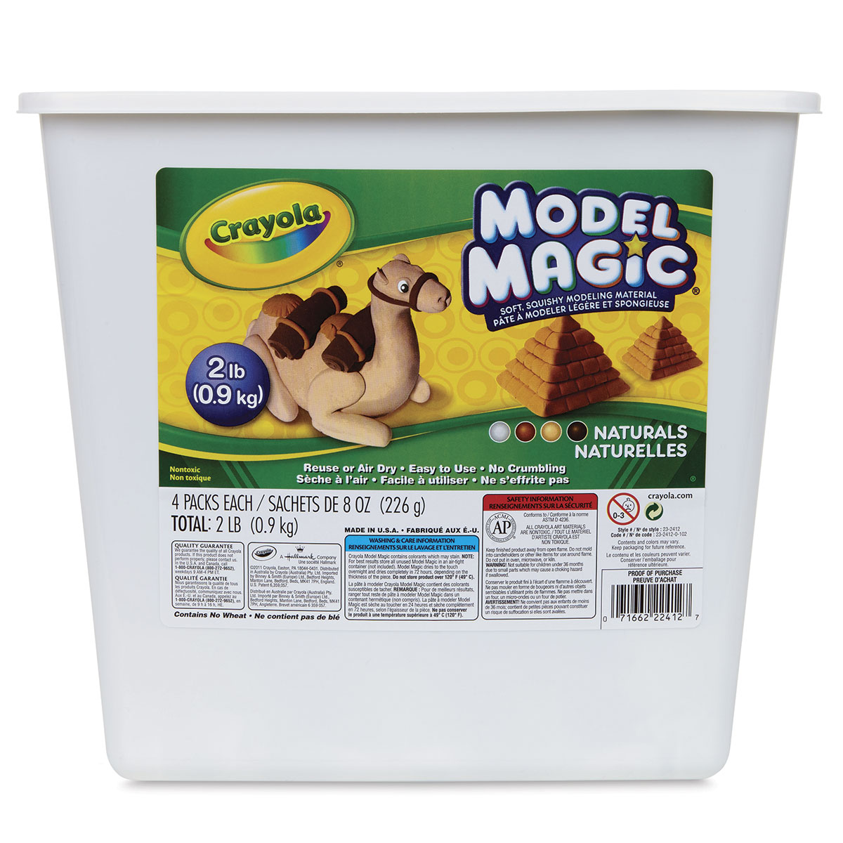 Crayola Model Magic Value Pack - Pack of 12, 8 oz, White