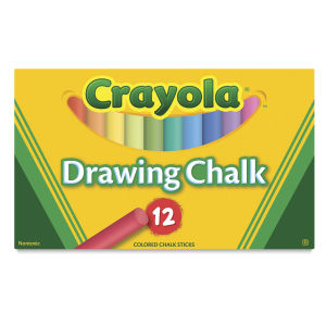 Crayola Colored Drawing Chalk - Assorted Colors, Set of 12