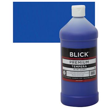 Open in modal - Blick Premium Grade Tempera - Blue, Quart and swatch