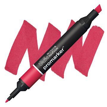 Open in modal - Winsor & Newton Promarker - Poppy marker and swatch