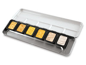 Finetec Artist Mica Watercolor - Pearlescent Set of 6