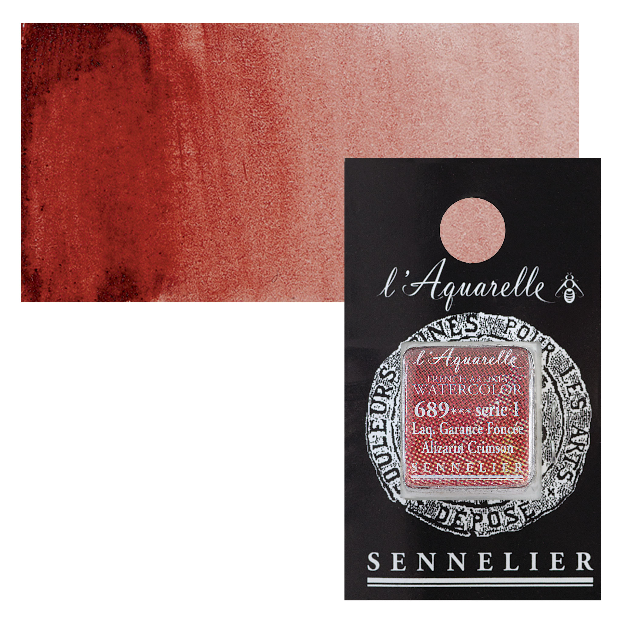 Sennelier French Artist Watercolor Set Featured in an Elegant Black
