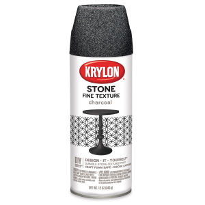 Krylon Natural Stone Spray Paint - Charcoal, 12 oz can