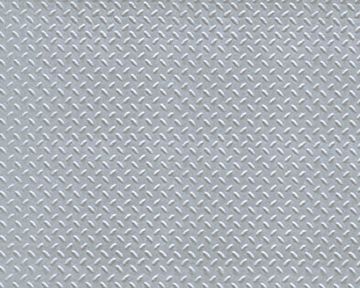Open in modal - Plastruct Patterned Sheets, Diamond Plate, 1:100 Scale (finished example)