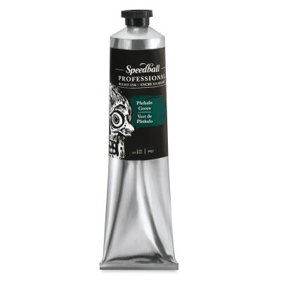 Speedball Professional Relief Ink - Phthalo Green, 8 oz
