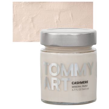 Open in modal - Tommy Art Mineral Paint - Cashmere, 140 ml jar and swatch