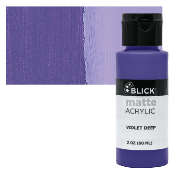 Blick Matte Acrylic - Violet Deep, 2 oz bottle