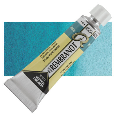 Rembrandt Artist Watercolors - Turquoise Blue, 10 ml tube