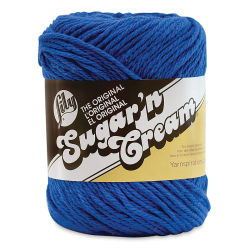 Lily Sugar N' Cream Yarn - 2.5 oz, 4-Ply, Dazzle Blue