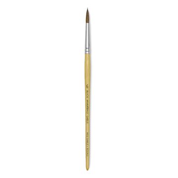 Open in modal - Blick Academic Sable Brush - Round, Natural Handle, Size 6