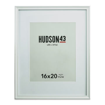 Hudson 43 Traditional Frames - White, 16" x 20" (Front of frame)