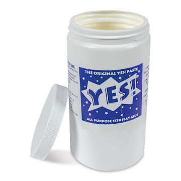 Open in modal - Yes Stikflat Glue - Quart with lid off