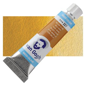 Open in modal - Van Gogh Watercolor - Yellow Ochre, 10 ml tube and swatch