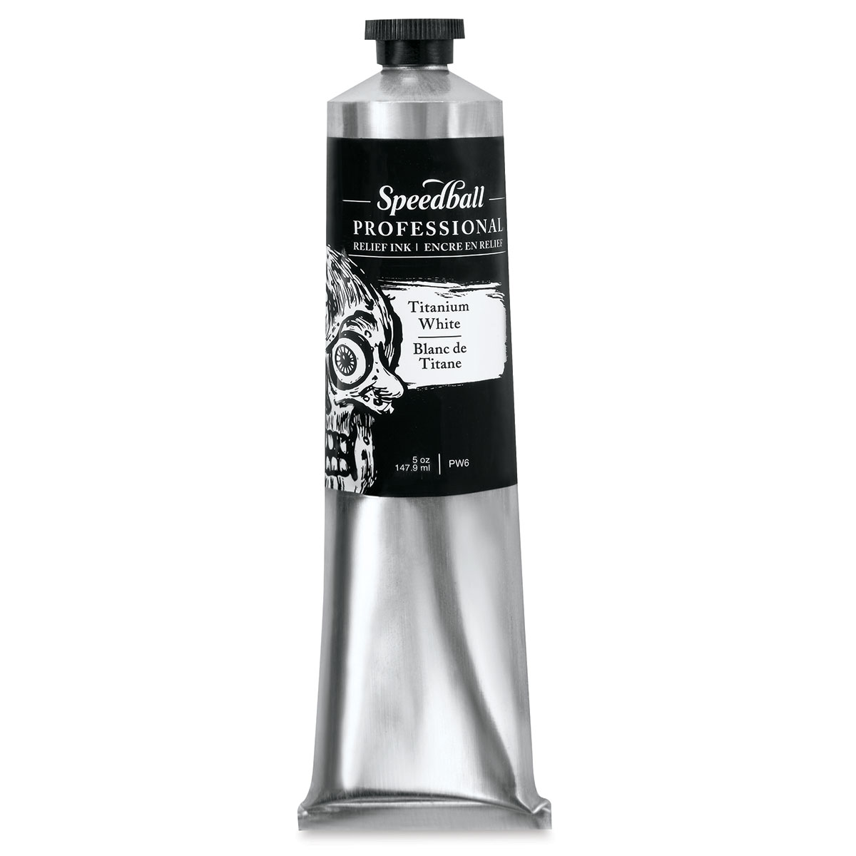 Speedball Professional Relief Ink - Titanium White, 5 oz, Tube