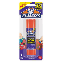 Elmer's Extra Strength Glue Stick - Front of Blister package of single .21 oz Glue Stick