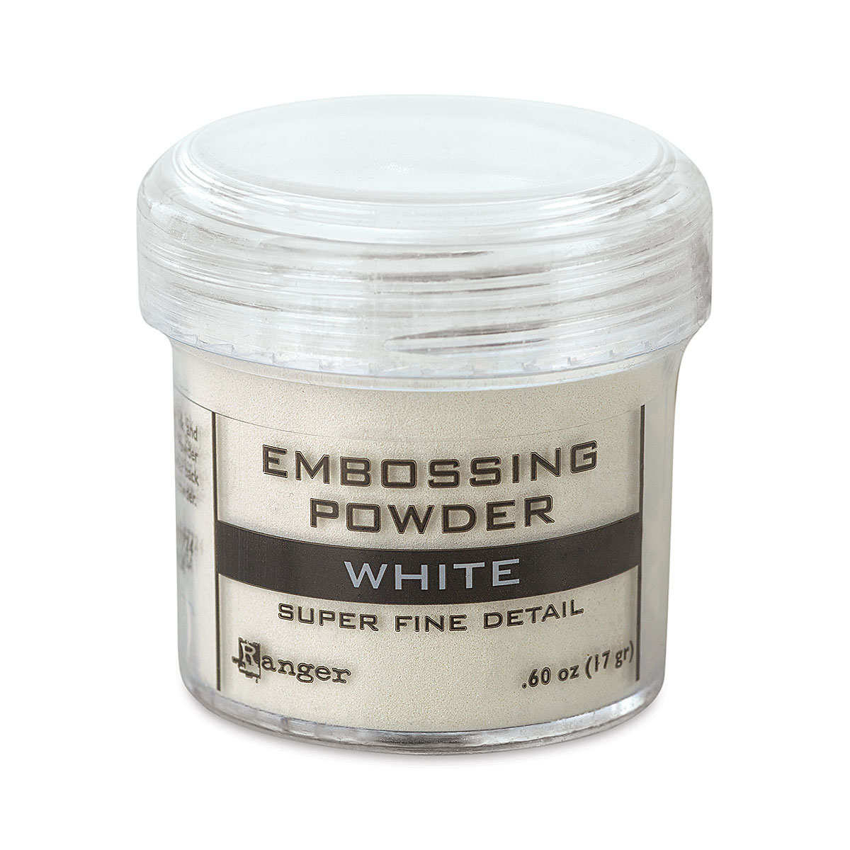 embossing powder - white –