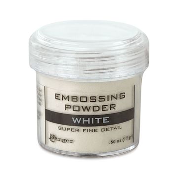 Open in modal - Ranger Embossing Powder  - White, Super Fine, 1 oz
