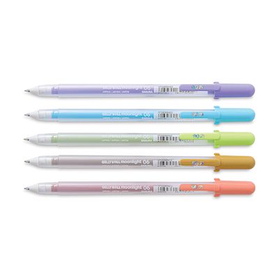 Sakura Gelly Roll Moonlight Pens - Pastel Colors, Set of 5, Fine Point ...