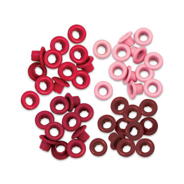 We R Memory Keepers Eyelets - Red Assortment, Standard, Pkg of 60