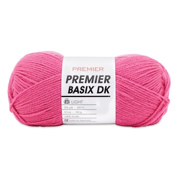 Open in modal - Premier Yarn Basix DK Yarn - Petal Pink, 306 yards