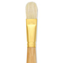 Raphaël D'Artigny Interlocked White Bristle Brush - D-Brush, Long Handle, Size 20