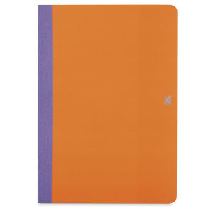 Prat Flexbook Smartbook - Orange/Lilac, 9-1/2" x 6-3/4", Blank