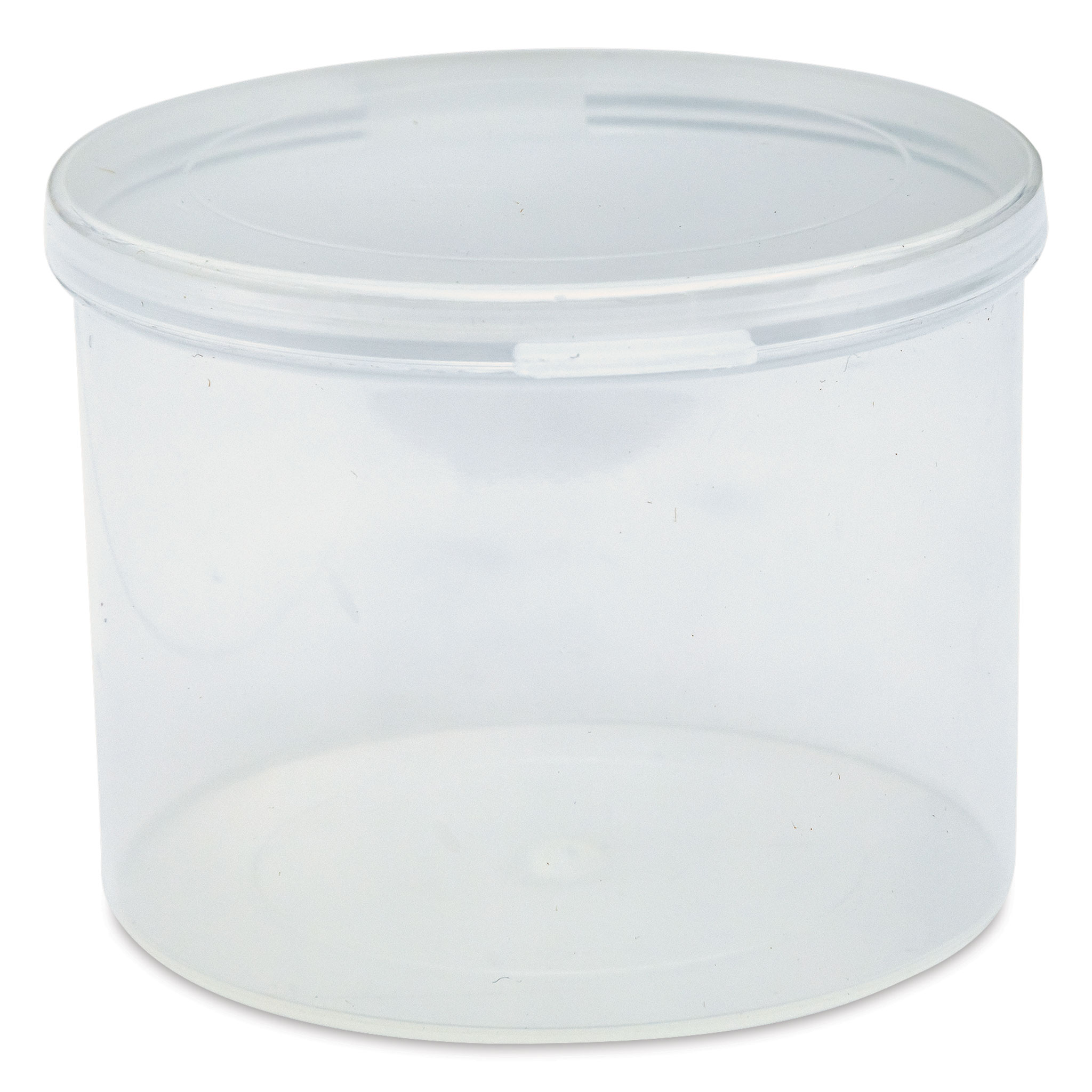 1oz 2oz 4oz Clear Plastic Containers Tubs with Attached Lids Food