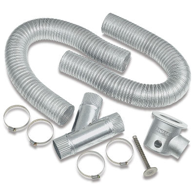 Skutt Envirovent 2 Dual Exhaust Kit - Components of Kit shown