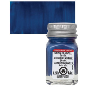 Testors Enamel Paint - Dark Blue, 1/4 oz bottle