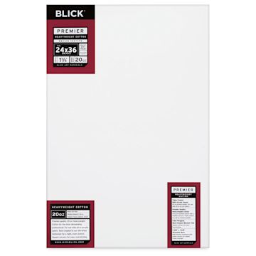 Open in modal - Blick Premier Heavyweight Stretched Cotton Canvas - 24" x 36", 1-3/8" Profile