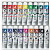 Holbein Acrylic Gouache - Artists Set, Set of 18 colors, 20 ml Tubes