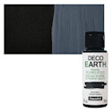 DecoArt DecoEarth Premium Reclaimed Acrylic Paint - Black, 2 oz