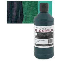 Blickrylic Student Acrylics - Phthalo Green, Pint