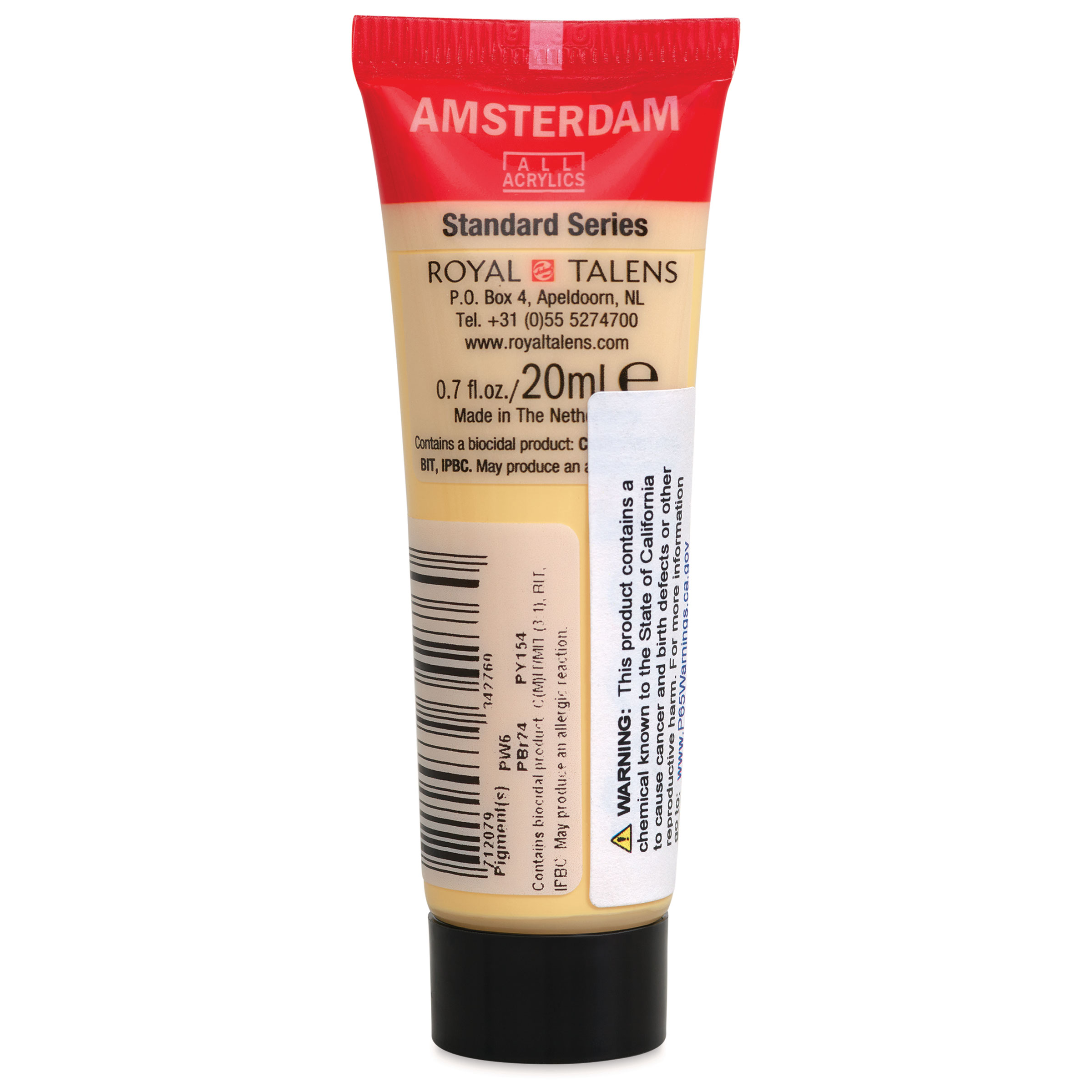 Amsterdam Standard Series Acrylic - Naples Yellow Deep, 20 ml Tube